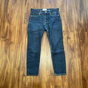 Everlane Dark Wash Mid-Rise Slim Jeans